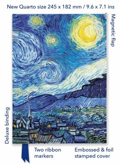 Cover Vincent Van Gogh: The Starry Night (Foiled Quarto Journal)