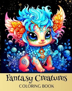 Fantasy Creatures Coloring Book - Peay, Regina