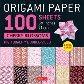Origami Paper 100 Sheets Cherry Blossoms 8 1/4 (21 CM)