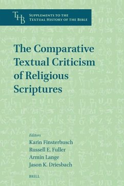 The Comparative Textual Criticism of Religious Scriptures