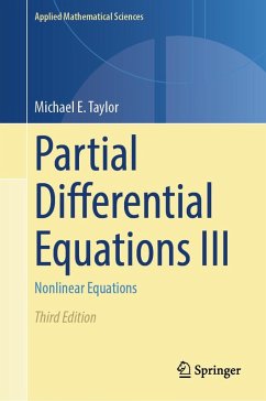 Partial Differential Equations III (eBook, PDF) - Taylor, Michael E.