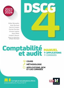 Cover DSCG 4 - Comptabilité et audit - Manuel et applications - Millésime 2023-2024 (eBook, ePUB)