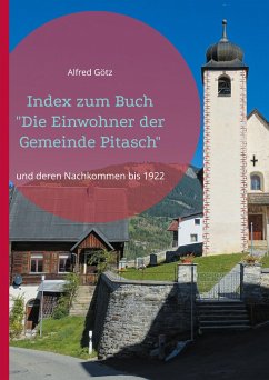 Index zum Buch &quote;Die Einwohner der Gemeinde Pitasch&quote;