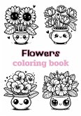 Flowers coloring book