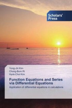 Function Equations and Series via Differential Equations - Kim, Yong-Jin;Ri, Chung-Bom;Kim, Hyok-Chol