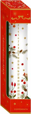 Große Adventskalender-Kerze