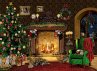 A4-Wand-Adventskalender - Kaminzimmer - Bild 1