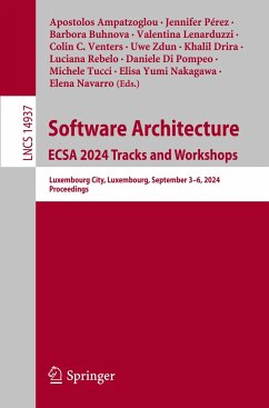 Software Architecture. ECSA 2024 Tracks and Workshops