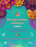 Bondgårdsdjur mandalas Målarbok för gårds- och naturälskare Avslappnande mandalas för att främja kreativitet