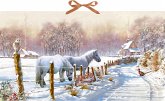 Wand-Adventskalender - Winterponys