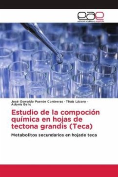 Estudio de la compoción química en hojas de tectona grandis (Teca) - Puente Contreras, José Oswaldo;Lázaro, Thais;Bello, Adonis