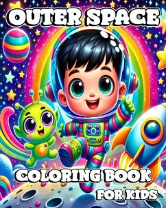 Outer Space Coloring Book for Kids - Blackmore, Caroline J.