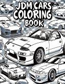 JDM Legends Japanese Cars Coloring Book for Car Lovers