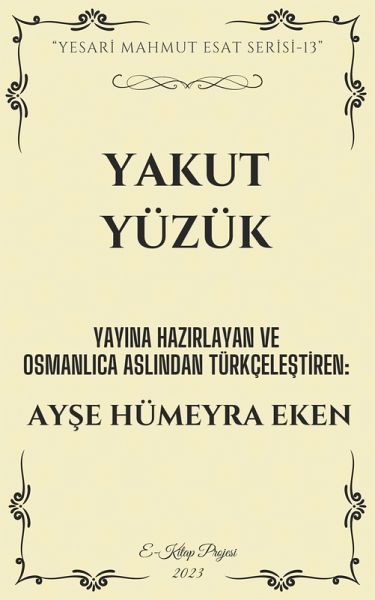 Yakut Yüzük (eBook, ePUB)