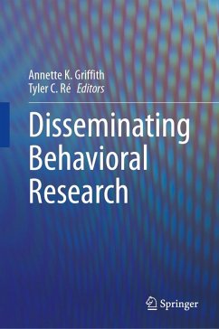 Cover Disseminating Behavioral Research (eBook, PDF)