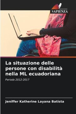 La situazione delle persone con disabilità nella ML ecuadoriana - Layana Batista, Jeniffer Katherine