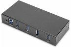 DIGITUS USB 3.0 Hub 4-Port Industrial Line 15-kV-ESD