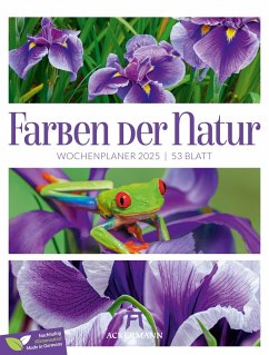 Farben der Natur - Wochenplaner Kalender 2025 - Ackermann Kunstverlag