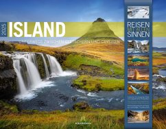 Island - Unterwegs zwischen Gletschern und Geysiren Kalender 2025 - Ackermann Kunstverlag