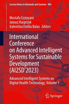 International Conference on Advanced Intelligent Systems for Sustainable Development (AI2SD¿2023)