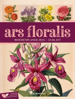 Ars Floralis - Vintage Wochenplander Kalender 2025 - Ackermann Kunstverlag