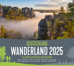 Deutschland Wanderland - Die schönsten Wanderwege Kalender 2025 - Ackermann Kunstverlag