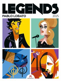 Legends - Musiklegenden Kalender 2025 - Lobato, Pablo;Ackermann Kunstverlag