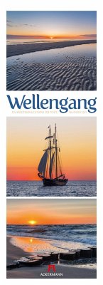 Wellengang - Ein Spaziergang entlang der Küste Triplet-Kalender 2025 - Ackermann Kunstverlag