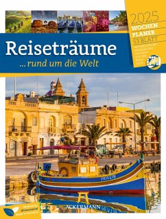 Reiseträume - Wochenplaner Kalender 2025 - Ackermann Kunstverlag