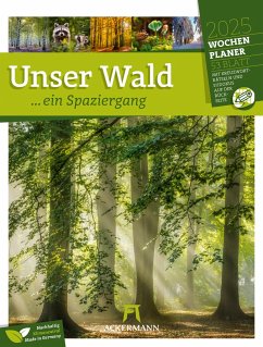 Unser Wald - Wochenplaner Kalender 2025 - Ackermann Kunstverlag
