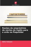 Razões do empréstimo de núcleo do inglês para o urdu no Paquistão