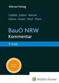 Gädtke, BauO NRW - Kommentar - Hanne, Wolfgang;Johlen, Markus;Kaiser, Karl-Olaf