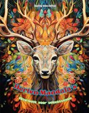 Herten Mandala's   Kleurboek voor volwassenen   Ontwerpen om creativiteit te stimuleren