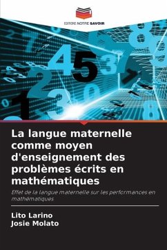 La langue maternelle comme moyen d'enseignement des problèmes écrits en mathématiques - Larino, Lito;Molato, Josie