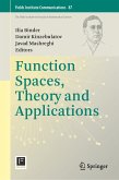Function Spaces, Theory and Applications (eBook, PDF)