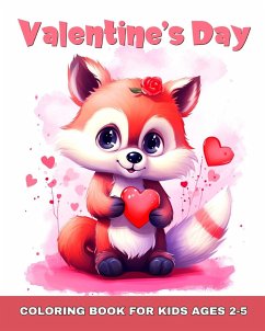Valentine's Day Coloring Book for Kids Ages 2-5 - Peay, Regina