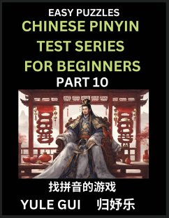Cover Chinese Pinyin Test Series for Beginners (Part 10) - Test Your Simplified Mandarin Chinese Character Reading Skills with Simple Puzzles