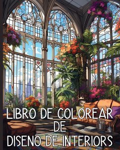 Libro De Colorear De Diseno De Interiors - Adams, Rita Z.