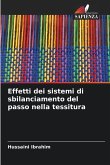 Effetti dei sistemi di sbilanciamento del passo nella tessitura