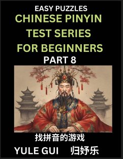 Cover Chinese Pinyin Test Series for Beginners (Part 8) - Test Your Simplified Mandarin Chinese Character Reading Skills with Simple Puzzles
