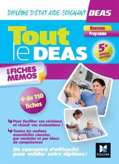 Cover Tout le DEAS en fiches mémos - IFAS - Diplôme État Aide-Soignant - 2024-2024 (eBook, ePUB)