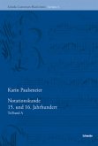 Notationskunde 15. und 16. Jahrhundert (eBook, PDF)