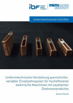 Umformtechnische Herstellung querschnittsvariabler Einzelzahnspulen für hocheffiziente elektrische Maschinen mit exzellenter Drehmomentdichte - Petrell, Daniel