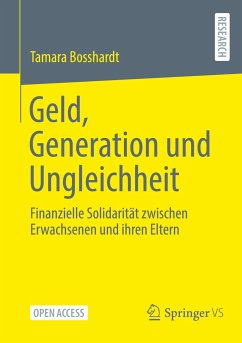 Geld, Generation und Ungleichheit - Bosshardt, Tamara