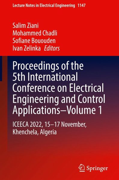 Proceedings of the 5th International Conference on Electrical Engineering and Control Applications-Volume 1 Proceedings of the 5th International Conference on Electrical Engineering and Control Applications-Volume 1
