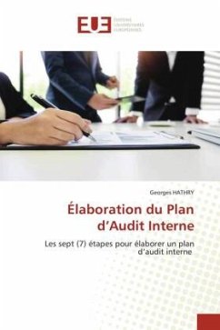 Élaboration du Plan d¿Audit Interne - HATHRY, Georges