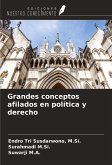 Grandes conceptos afilados en política y derecho