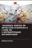 "DIVERSES SORTES DE DÉTECTION D'ESPÈCES À L'AIDE DE L'APPRENTISSAGE AUTOMATIQUE"