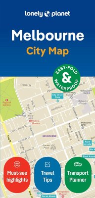 Lonely Planet Melbourne City Map - Evans, Frances; Heaton, Kelsey