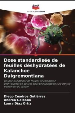 Dose standardisée de feuilles déshydratées de Kalanchoe Daigremontiana - Cuadros Gutiérrez, Diego;Galeano, Andrea;Díaz Ortíz, Laura